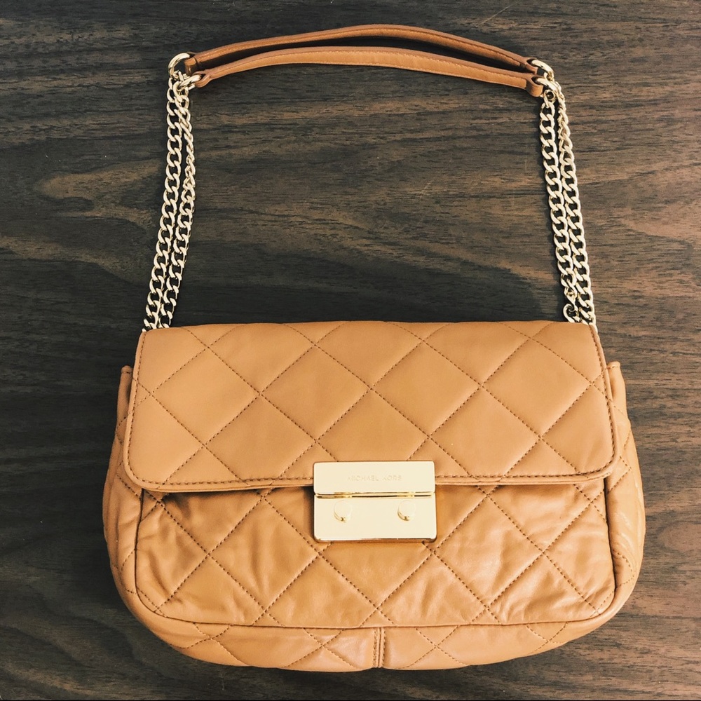 Michael Kors Tan Medium Size Shoulder Bag